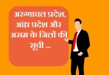Assam Arunachal Pradesh and Andhra Pradesh district list Assam Arunachal Pradesh and Andhra Pradesh district list